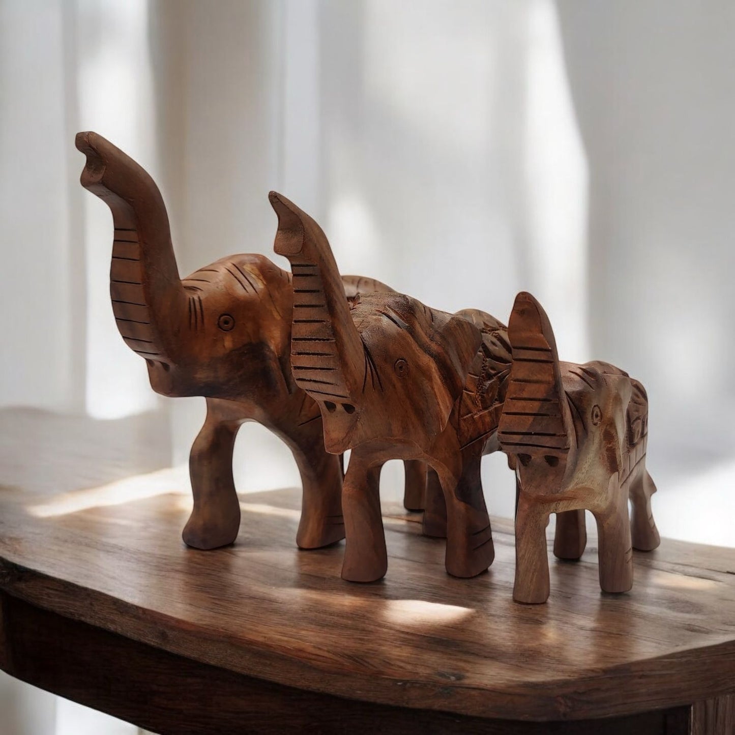 Elephant Sculpture – Set of 3
