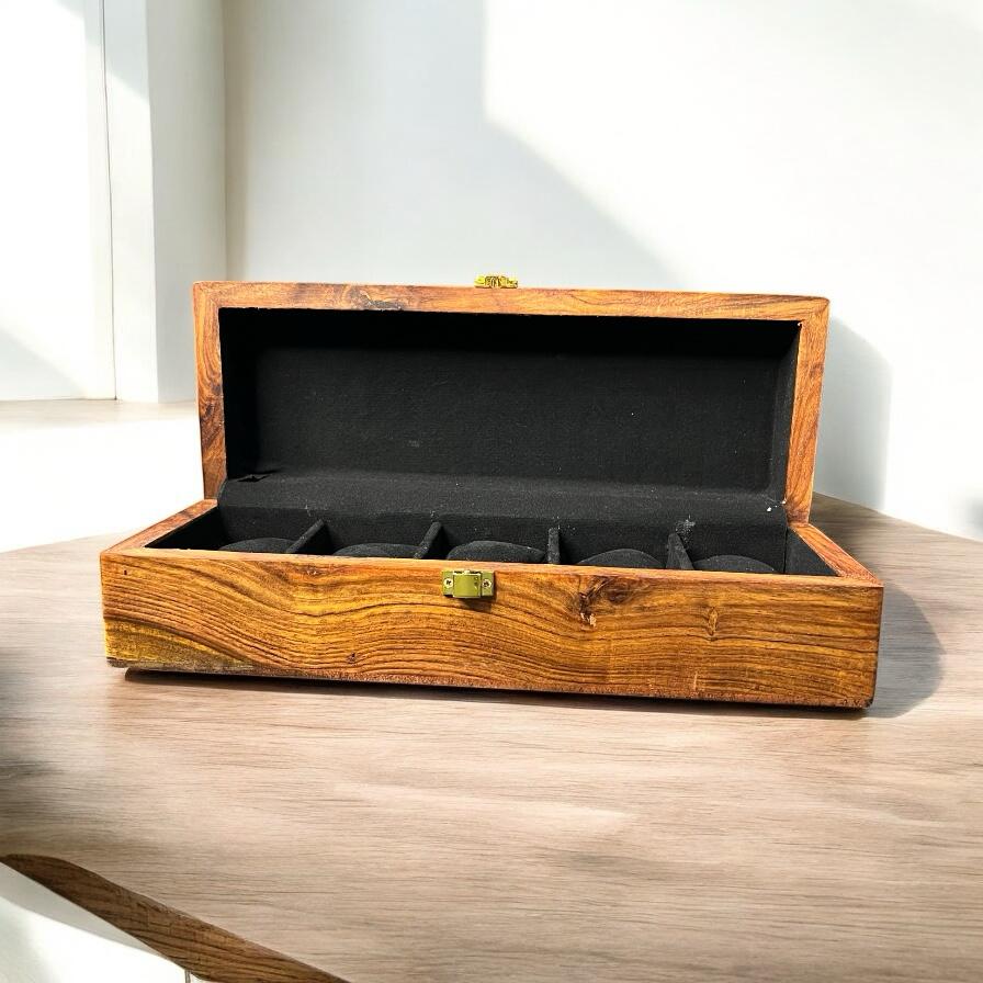 5 Watches – Plain – Wood Top – Black