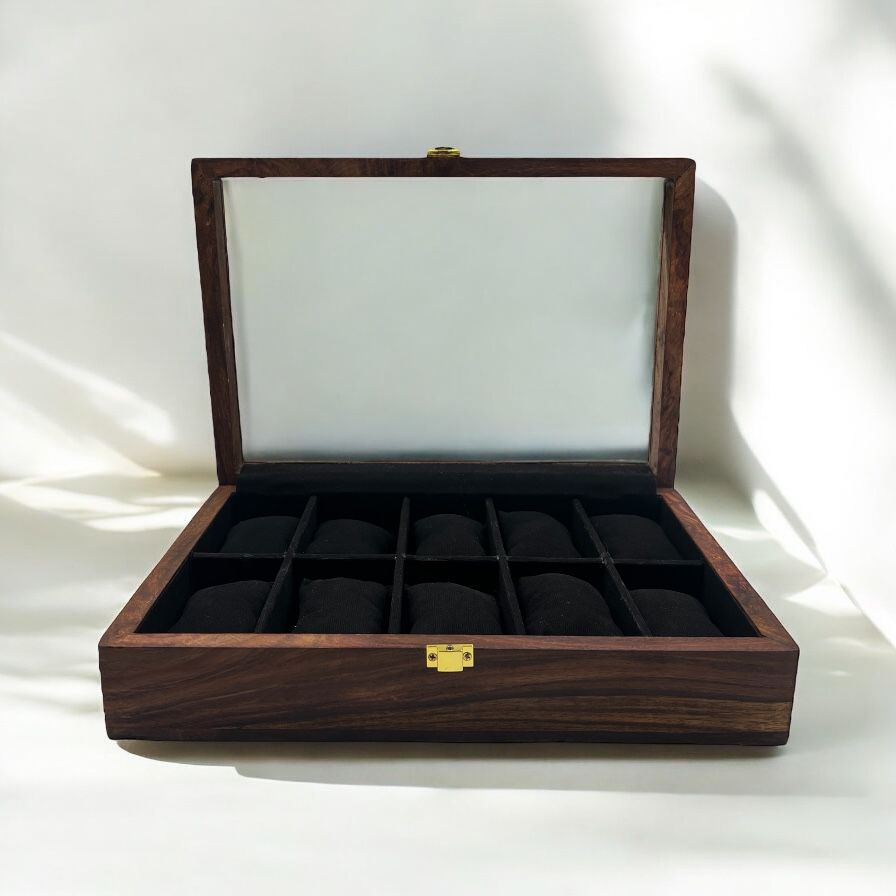 5 Watches – Golden Hinge – Wood Top