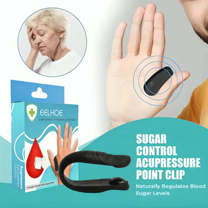 Sugar Control LI4 Acupressure Point Clip (Backed by Science!) – Balance Your Sugar Naturally!