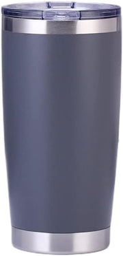 20oz Stainless Steel Vacuum Insulated Tumbler Double Wall Thermos Travel Car Mug Water Coffee Cup for Ice Drink & Hot Beverage