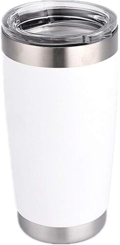 20oz Stainless Steel Vacuum Insulated Tumbler Double Wall Thermos Travel Car Mug Water Coffee Cup for Ice Drink & Hot Beverage