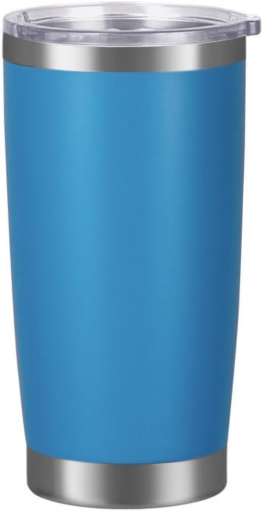 20oz Stainless Steel Vacuum Insulated Tumbler Double Wall Thermos Travel Car Mug Water Coffee Cup for Ice Drink & Hot Beverage