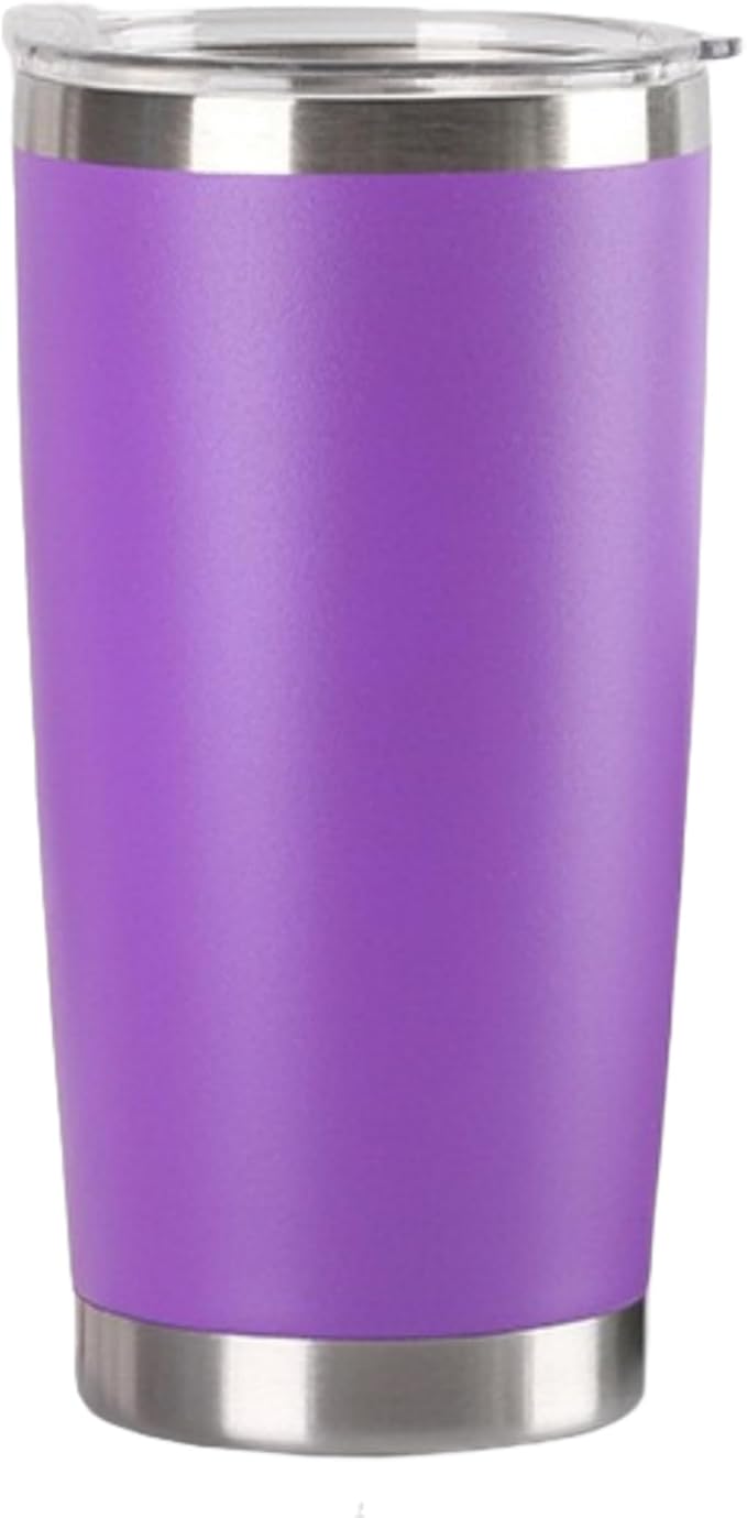 20oz Stainless Steel Vacuum Insulated Tumbler Double Wall Thermos Travel Car Mug Water Coffee Cup for Ice Drink & Hot Beverage