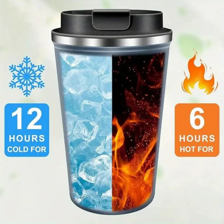 510ML Heat Preservation Coffee Mug Stainless Steel Travel Portable Mug Coffee Milk Cup Vacuum Flasks Thermo Cup
