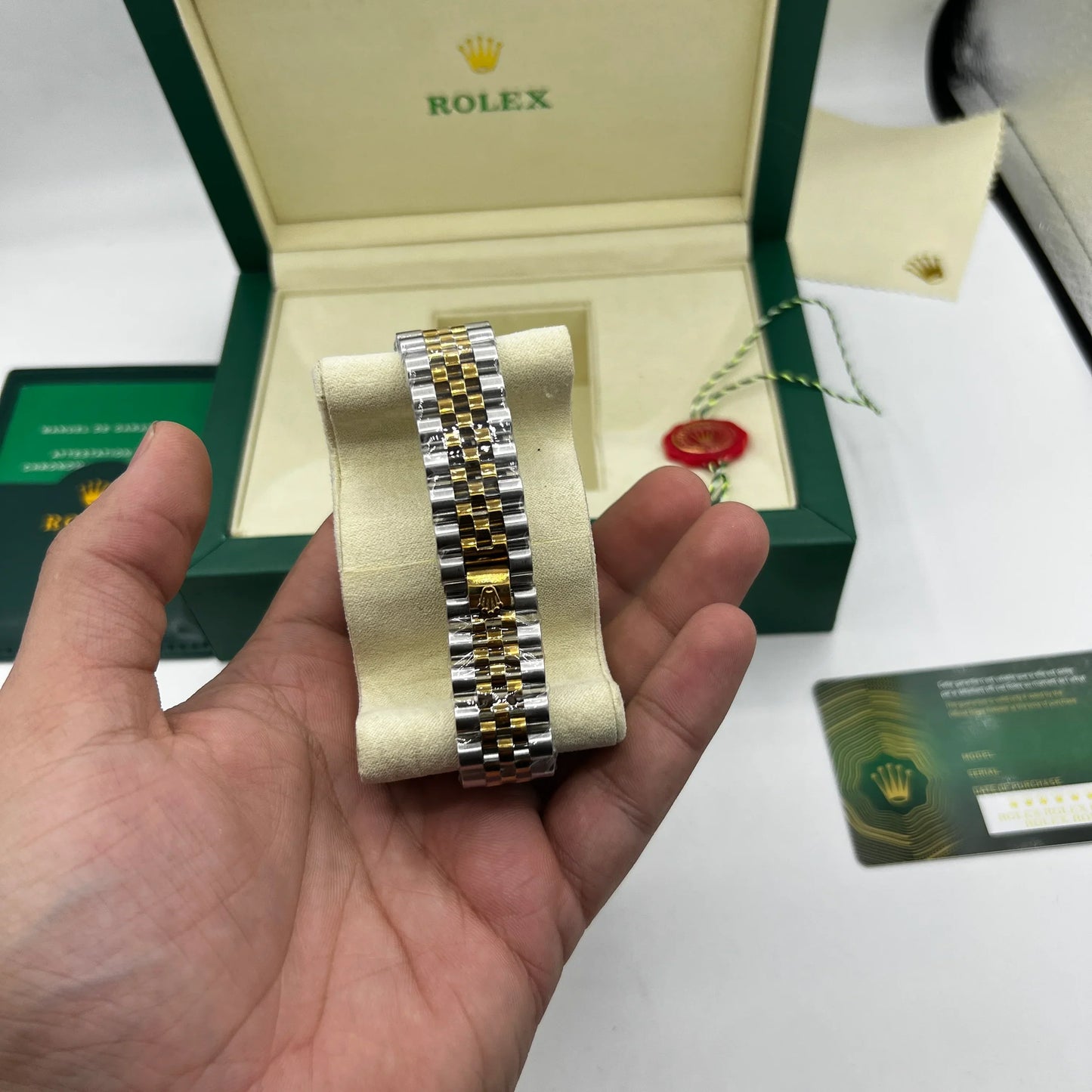 RLX – Two Tone – Stainless Steal – Black