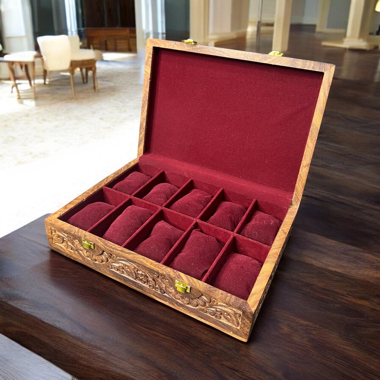 Customized Name or Logo Wooden Watch box