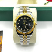 RLX – Two Tone – Stainless Steal – Black