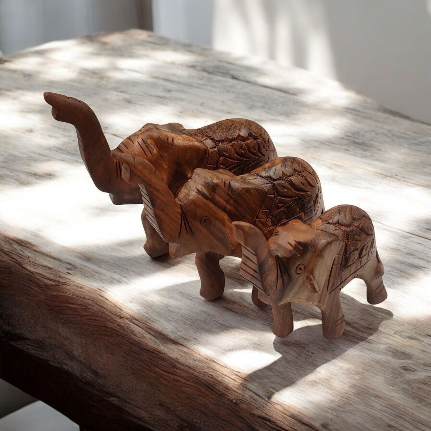 Elephant Sculpture – Set of 3