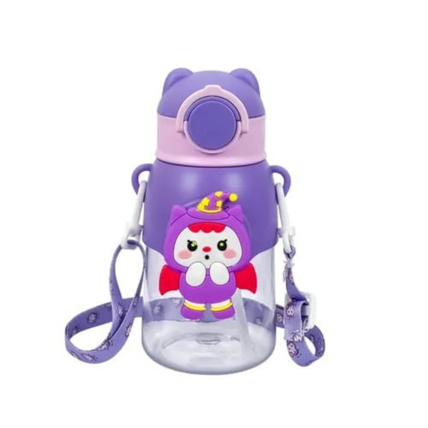 Kids Portable Straw Water Bottle – Leak-Proof  Design for School, Travel & Camping