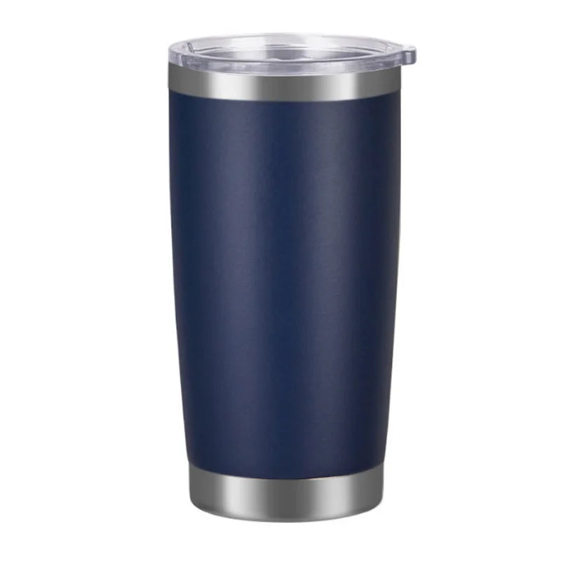 20oz Stainless Steel Vacuum Insulated Tumbler Double Wall Thermos Travel Car Mug Water Coffee Cup for Ice Drink & Hot Beverage