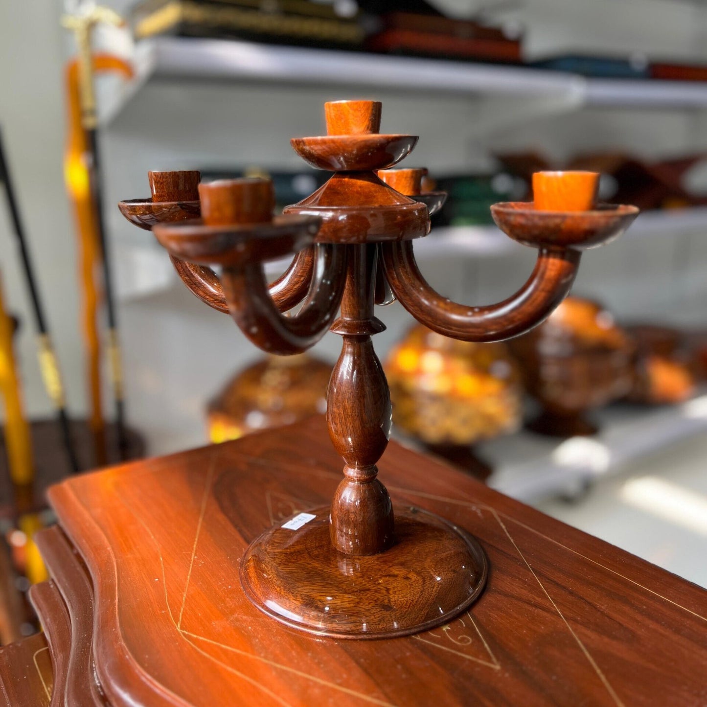 Wooden Candle Stand