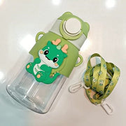 Kids Portable Straw Water Bottle – Leak-Proof  Design for School, Travel & Camping