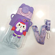 Kids Portable Straw Water Bottle – Leak-Proof  Design for School, Travel & Camping