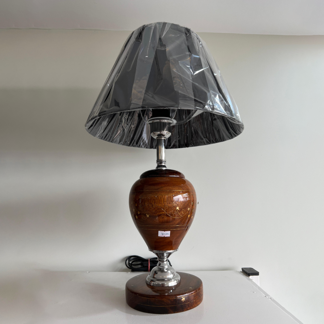 Wooden Side Lamp