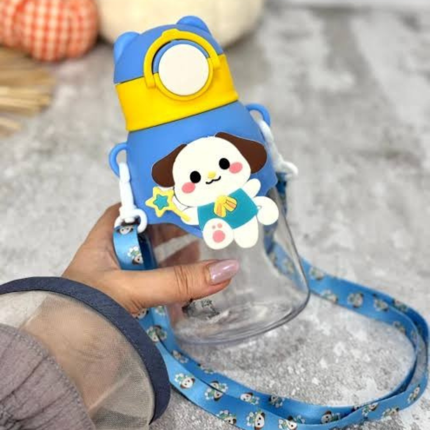 Kids Portable Straw Water Bottle – Leak-Proof  Design for School, Travel & Camping