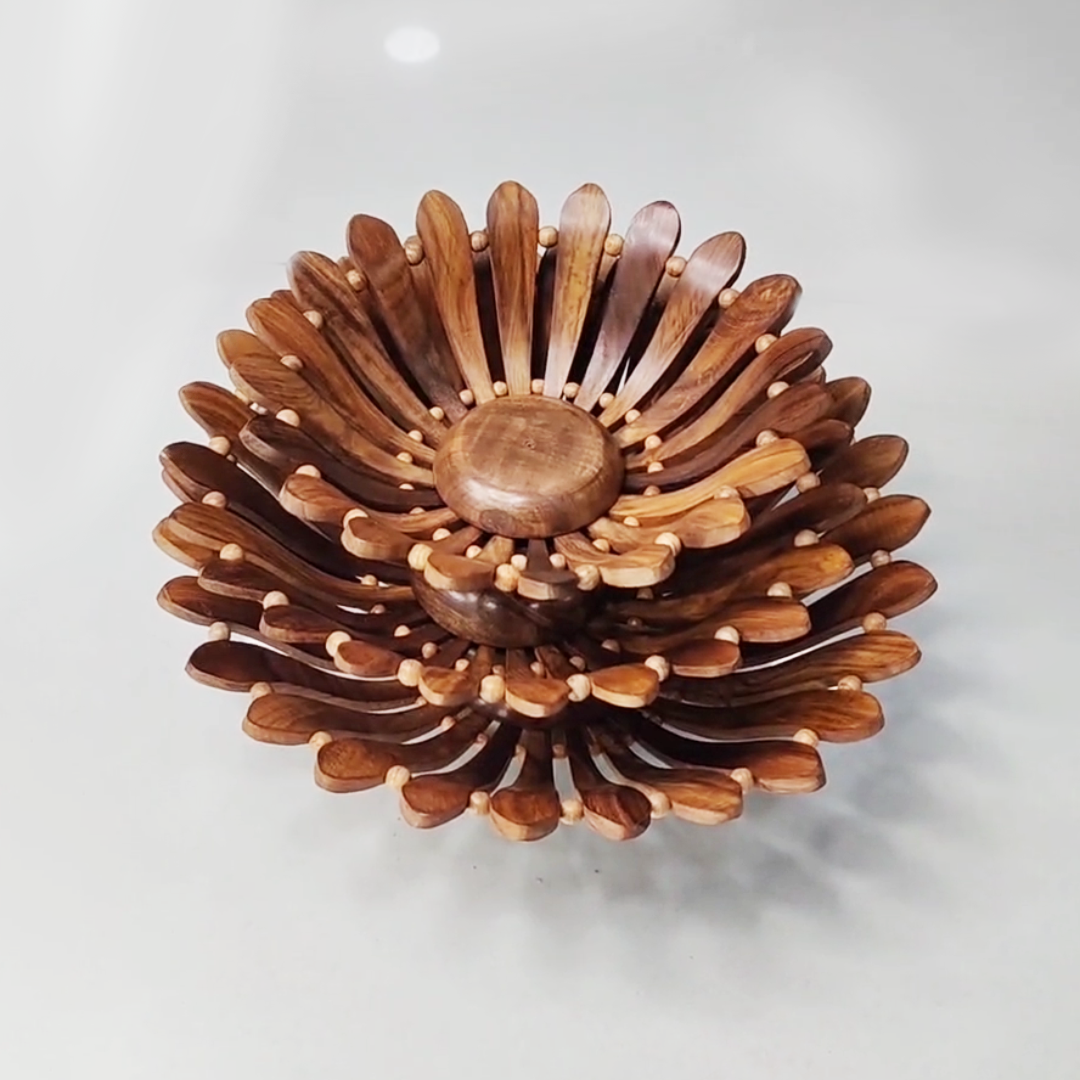 Wooden Fruit Basket – Ser of 3