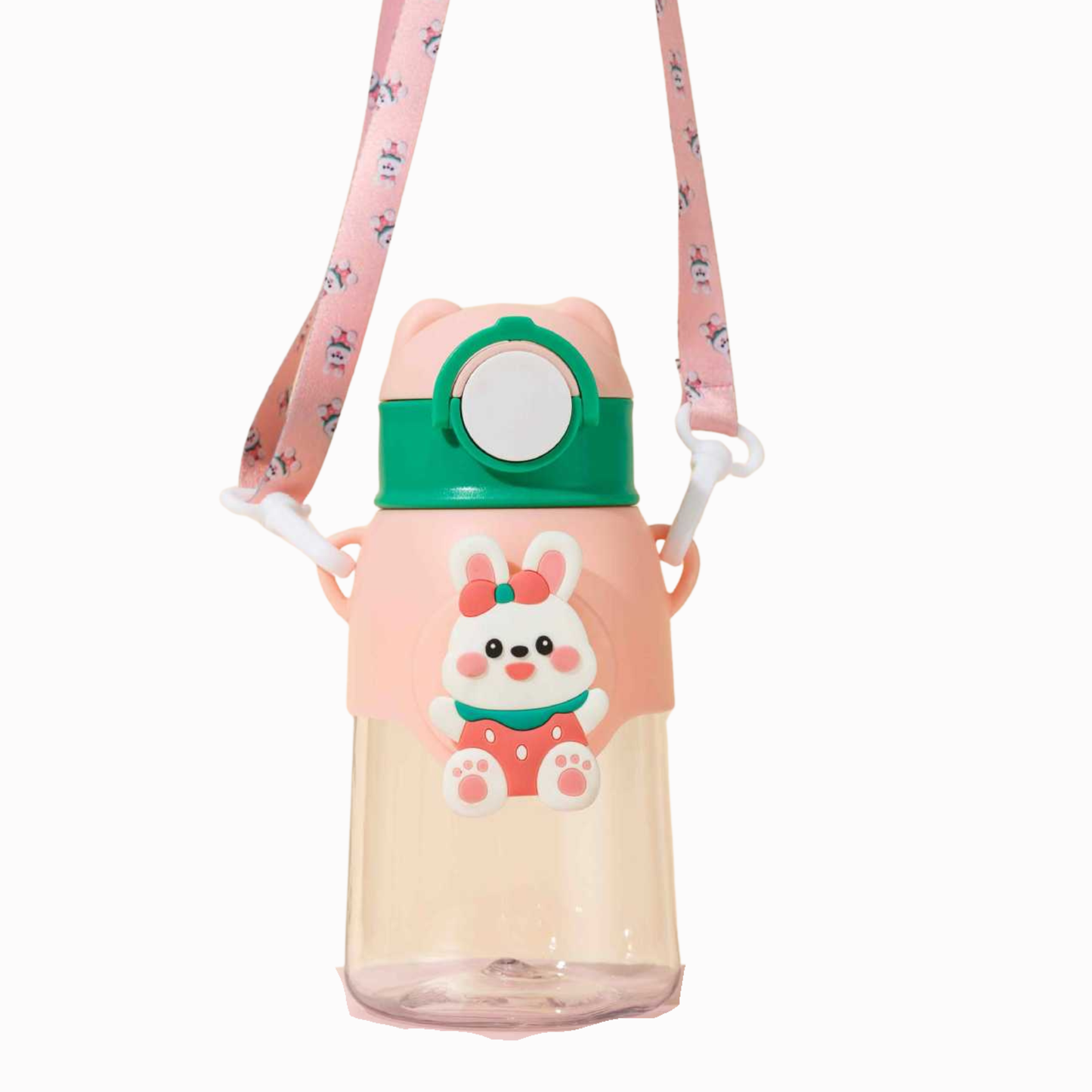 Kids Portable Straw Water Bottle – Leak-Proof  Design for School, Travel & Camping