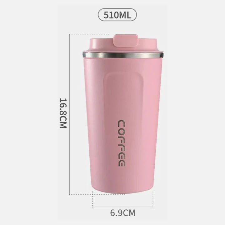 510ML Heat Preservation Coffee Mug Stainless Steel Travel Portable Mug Coffee Milk Cup Vacuum Flasks Thermo Cup