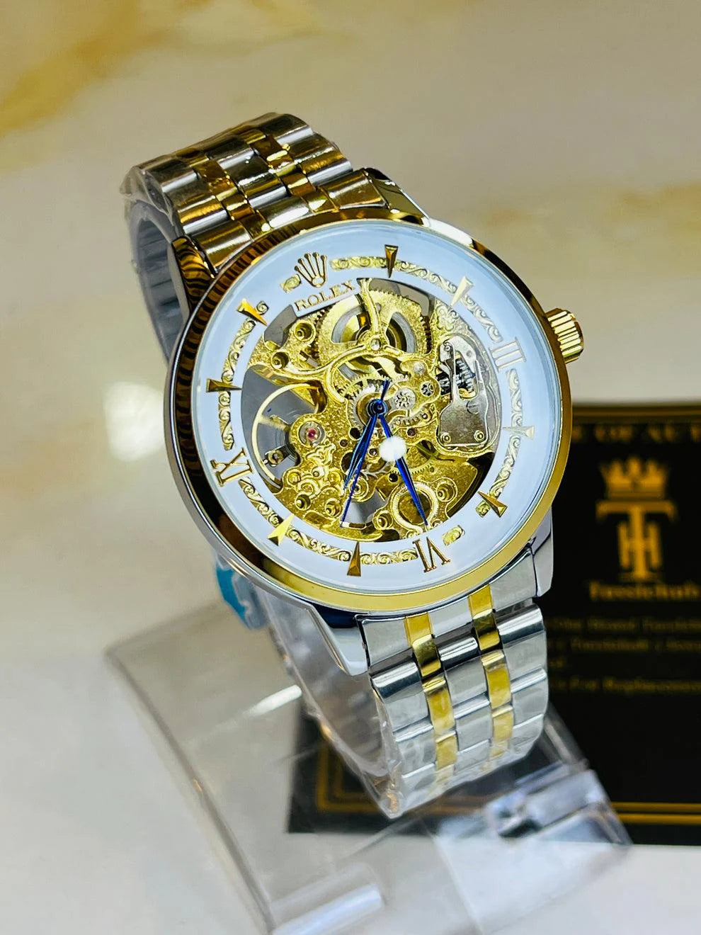 Rlx Skeleton-Automatic-See Through Back