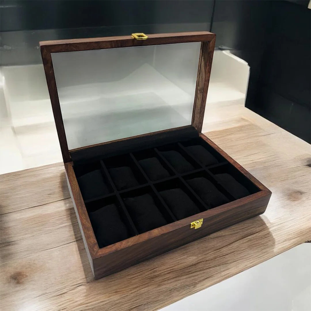 5 Watches – Golden Hinge – Wood Top